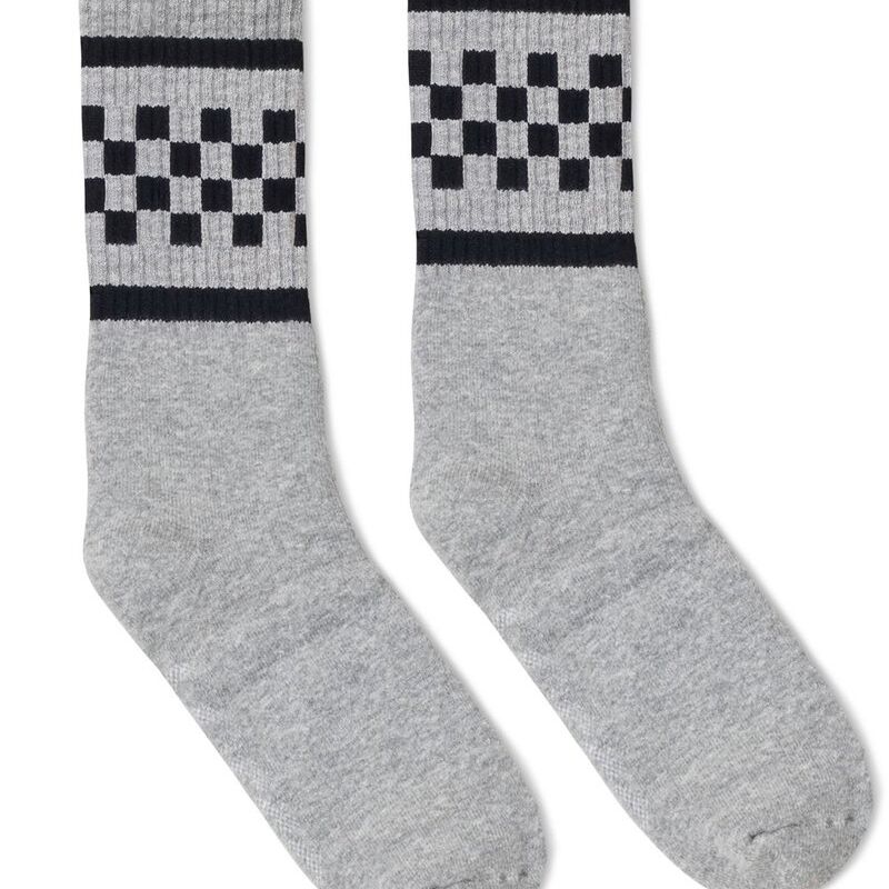 USA-Made Checkered Crew Socks Thumbnail