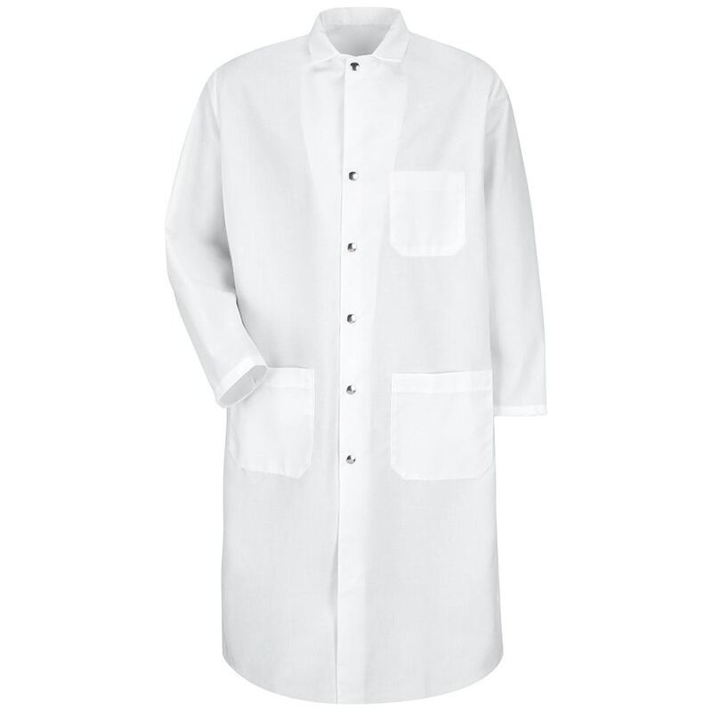 Men's Snap-Front Spun Polyester Butcher Coat Thumbnail