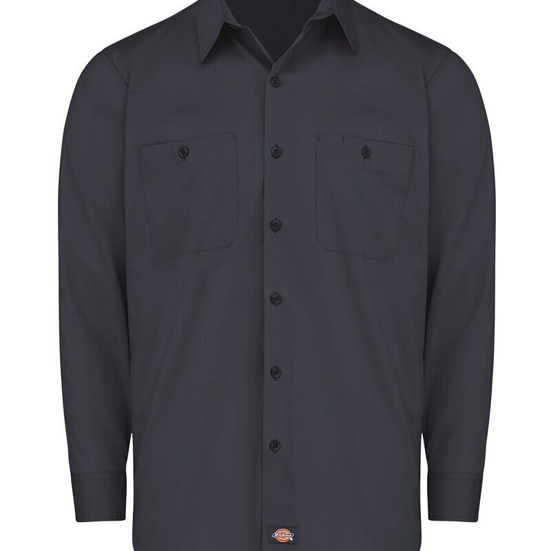 Men's Tall Industrial Worktech Ventilated Long Sleeve Work Shirt Thumbnail