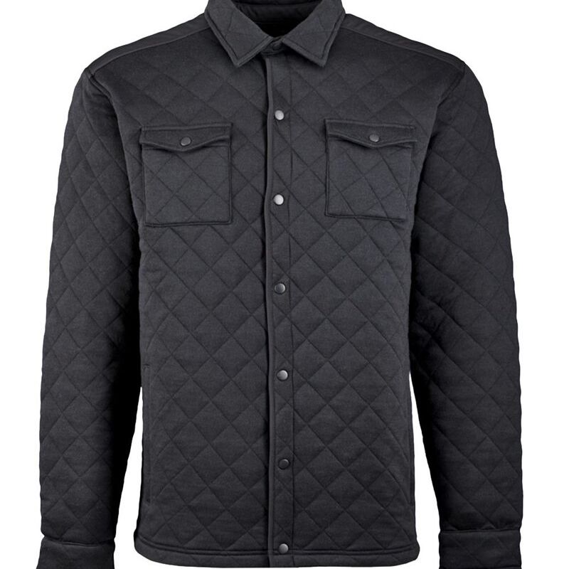Quilted Jersey Shirt Jacket Thumbnail