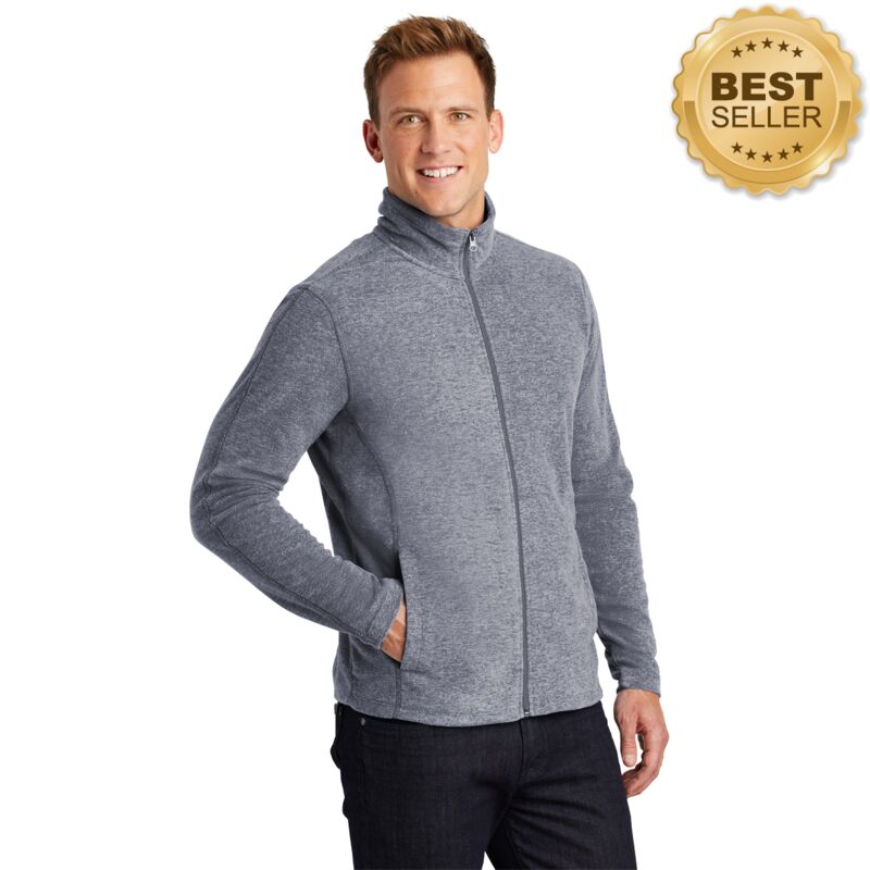 Adult Heather Microfleece Jacket Thumbnail