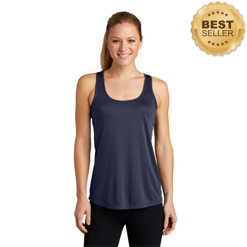 Ladies Racerback Poly Tank Thumbnail