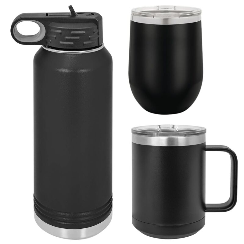  Polar Camel 32oz Water Bottle + 15oz Travel Mug + 12oz Lowball Tumbler Bundle Thumbnail
