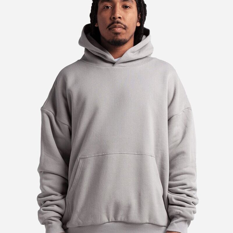 Unisex Garment-Dyed Double Layer Reversible Hooded Sweatshirt Thumbnail