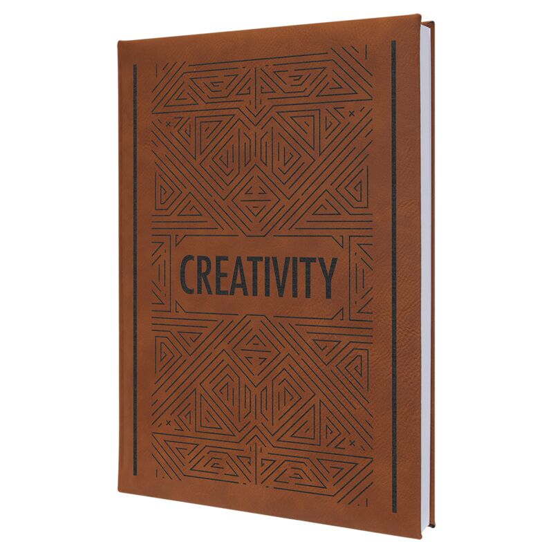 7" x 9 3/4" Leatherette Journal with Lined Notepad Thumbnail