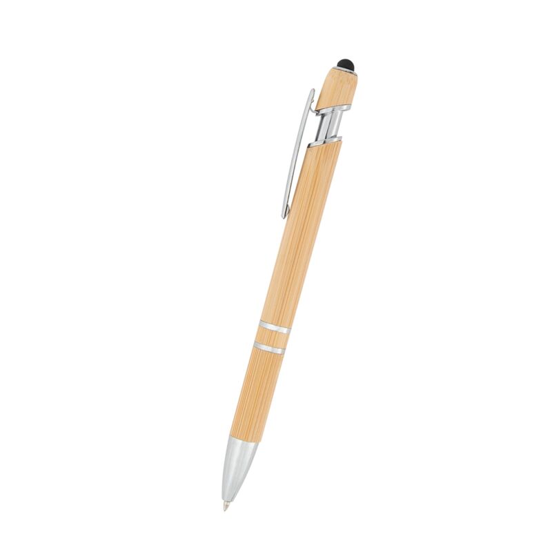 Tropical Bamboo Incline Pen With Stylus Thumbnail